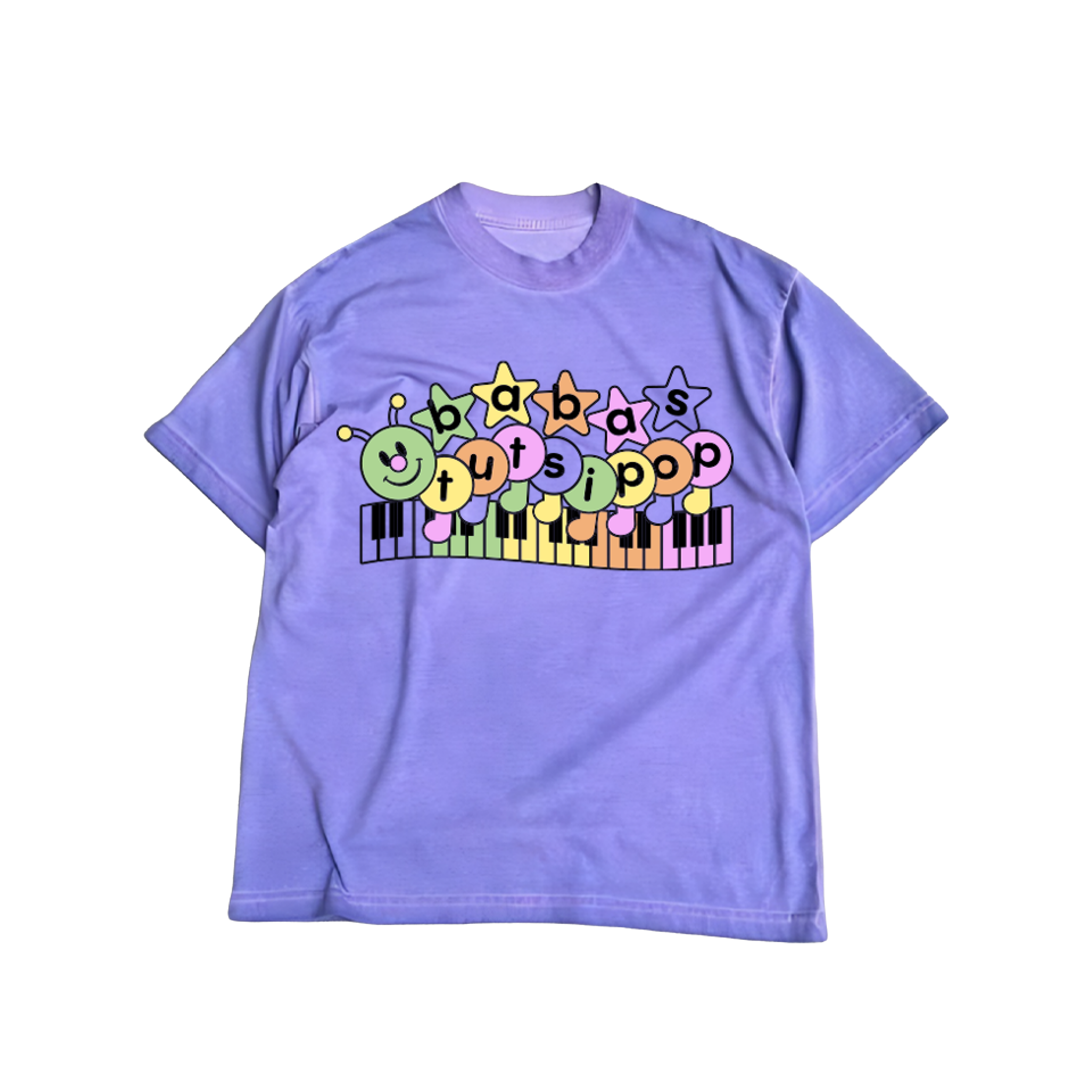 t-shirt baby gusanito morada